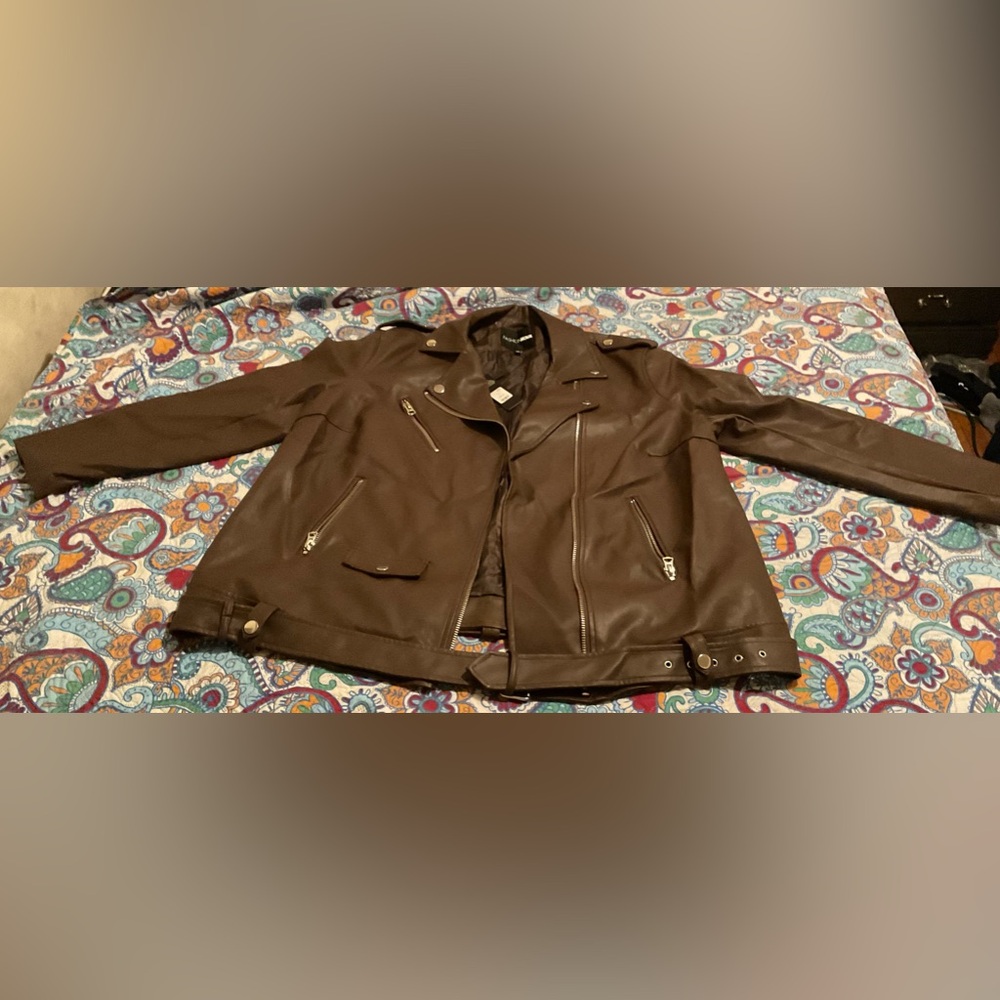 Brown Fashion Nova Jacket NWT